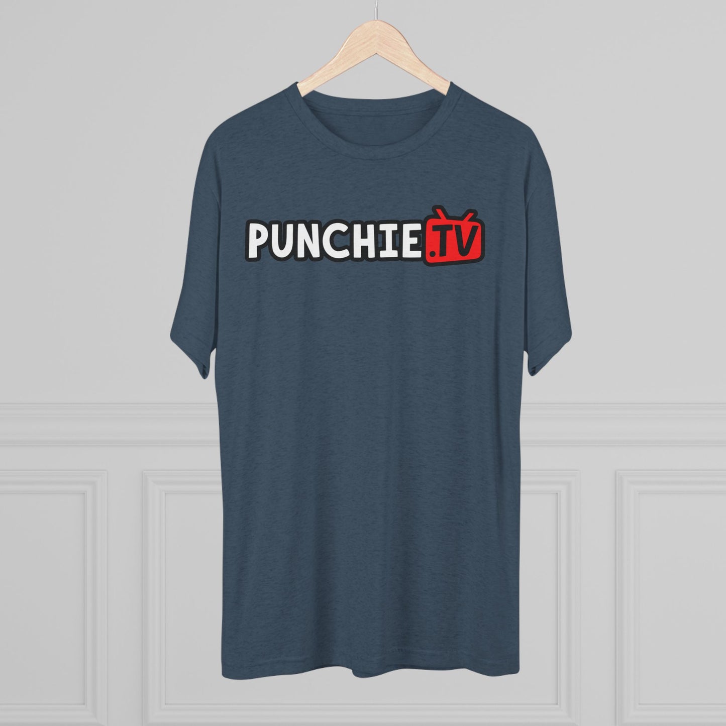 Punchie TV Unisex Tri-Blend Crew Tee