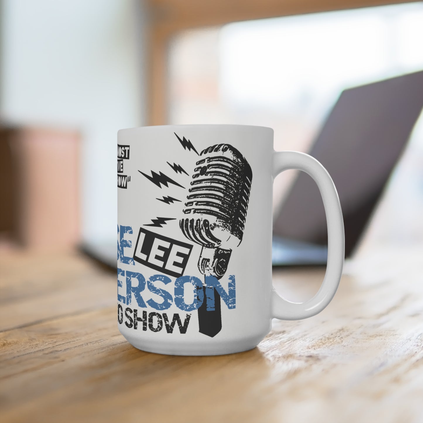 Jesse Lee Peterson Radio Show Mug - 15oz - Perfect for Talk Show Fans!