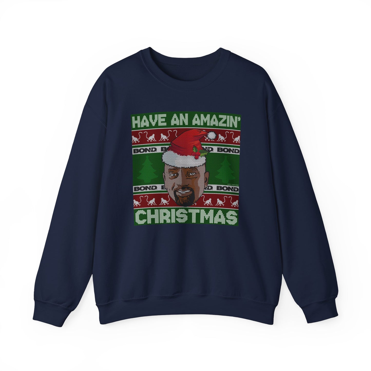 Amazin' Christmas Monkeys - Unisex Crewneck Sweatshirt