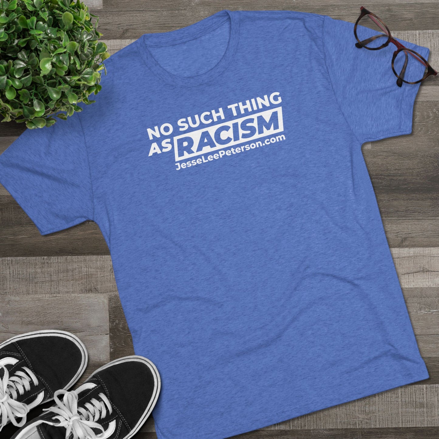 No Such Thing... (White Ink) Tri-Blend Crew Tee
