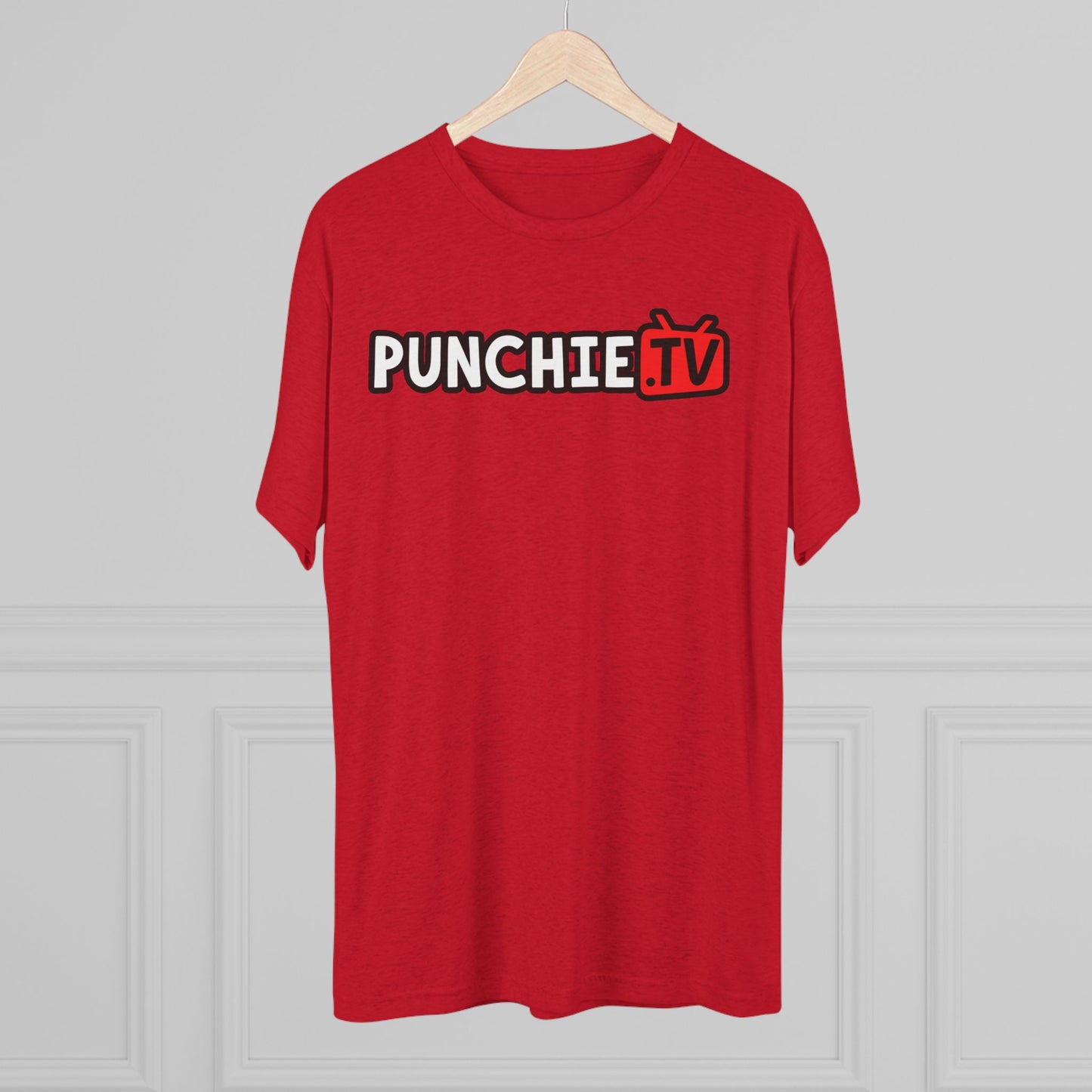 Punchie TV Unisex Tri-Blend Crew Tee