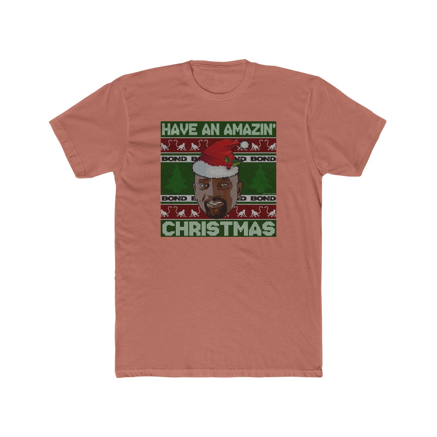 Amazin' Christmas Monkeys - Unisex Cotton Crew Tee