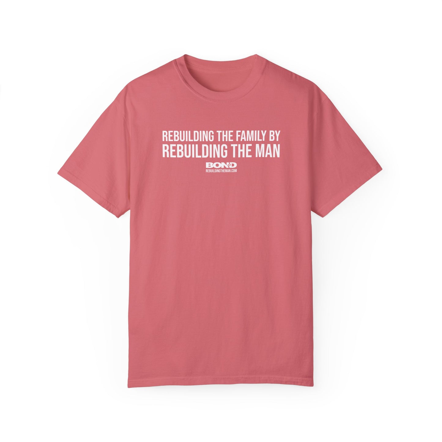 Rebuilding the Family (white ink) | Unisex Garment-Dyed T-Shirt