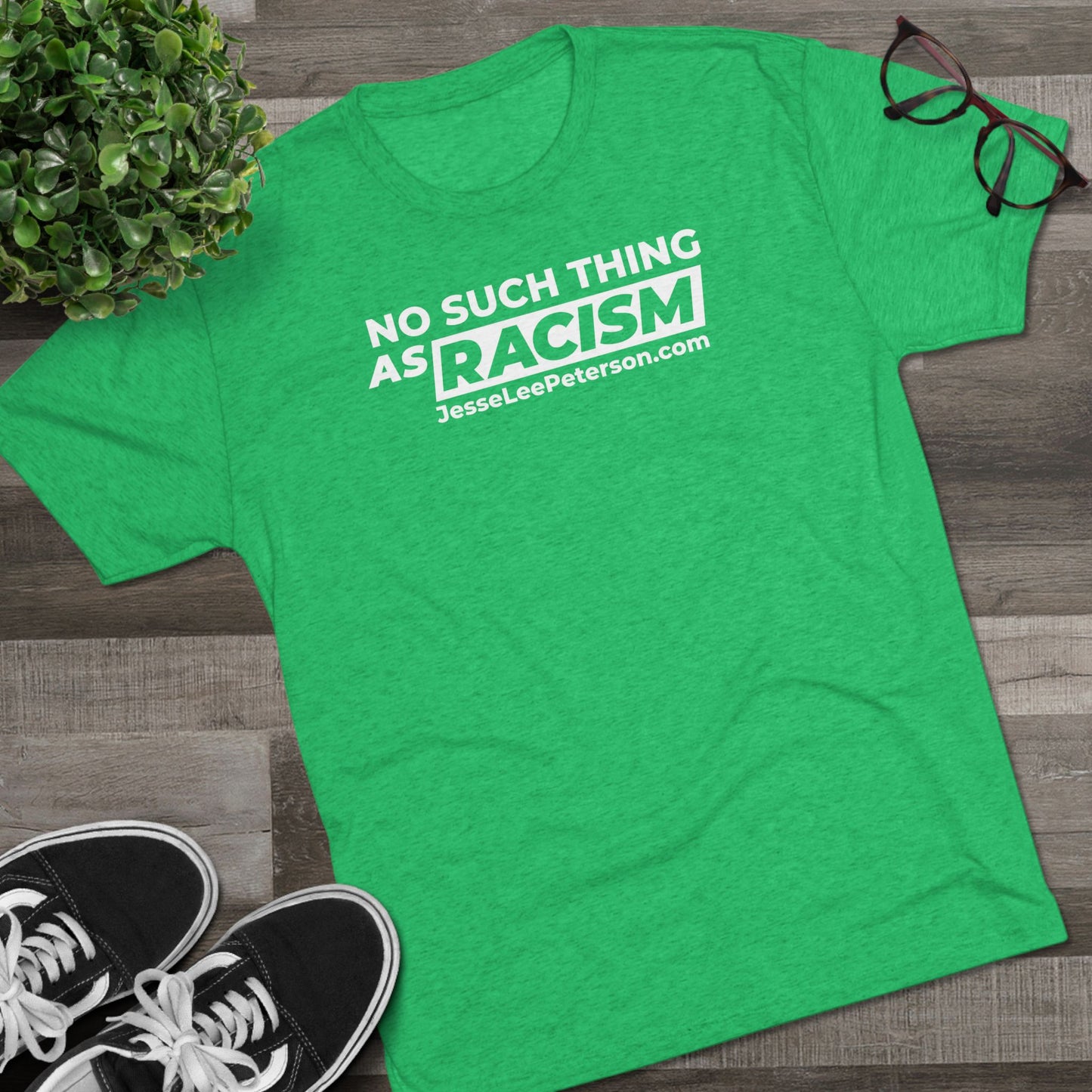 No Such Thing... (White Ink) Tri-Blend Crew Tee