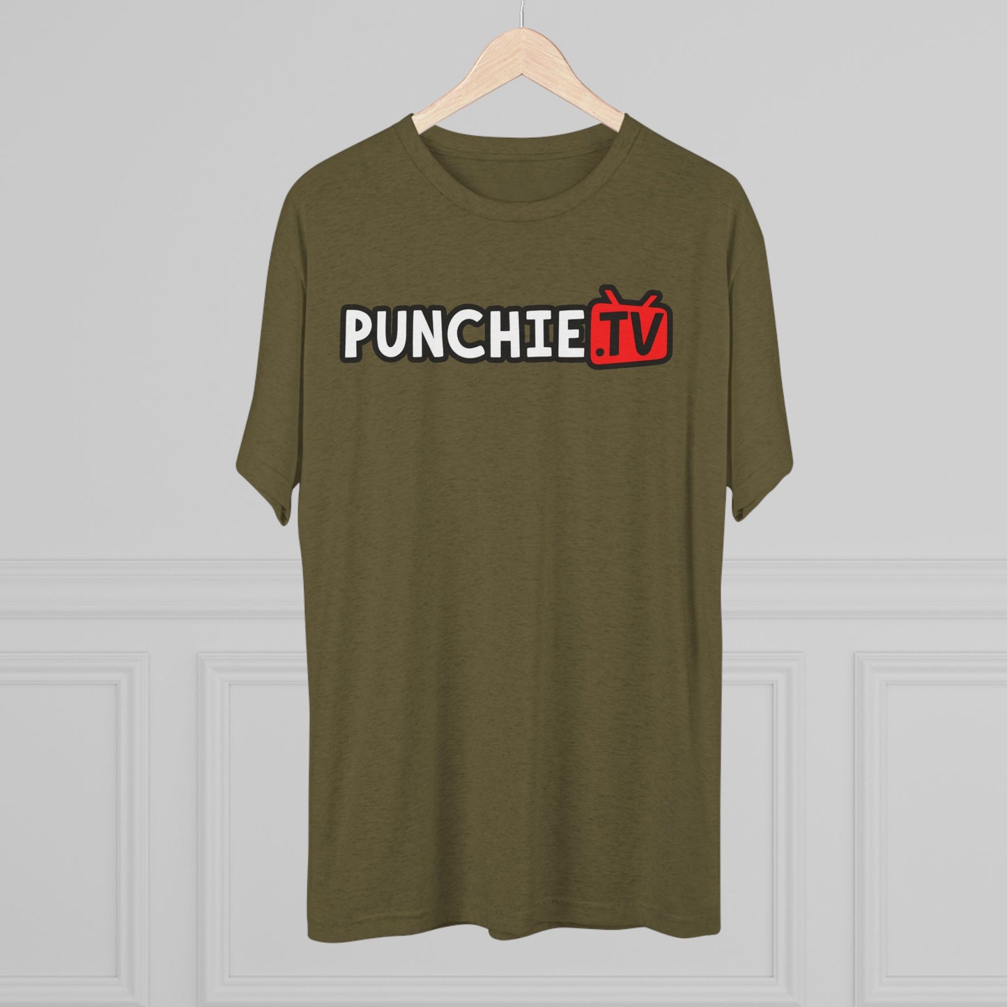 Punchie TV Unisex Tri-Blend Crew Tee