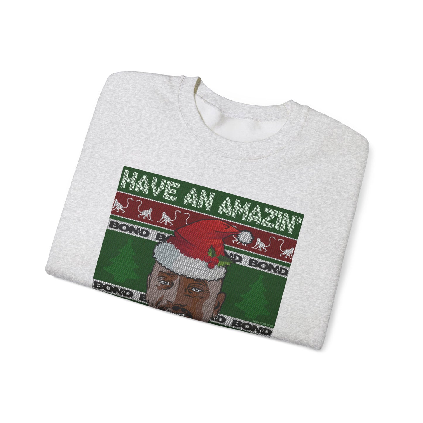 Amazin' Christmas Monkeys - Unisex Crewneck Sweatshirt