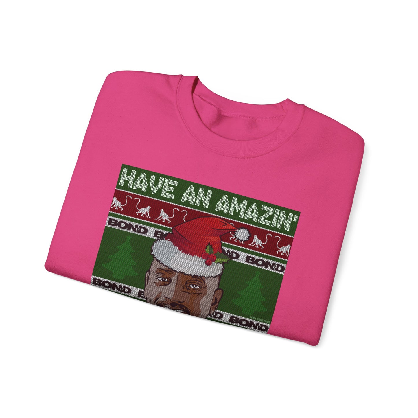Amazin' Christmas Monkeys - Unisex Crewneck Sweatshirt