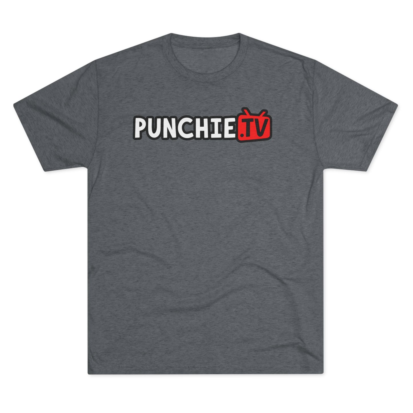 Punchie TV Unisex Tri-Blend Crew Tee