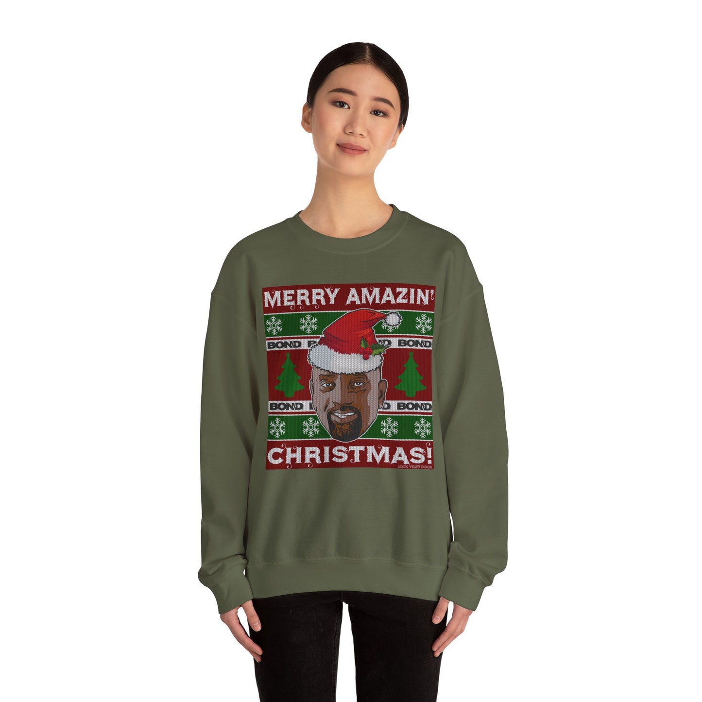 Amazin' Christmas "Sweater" - Unisex Crewneck Sweatshirt