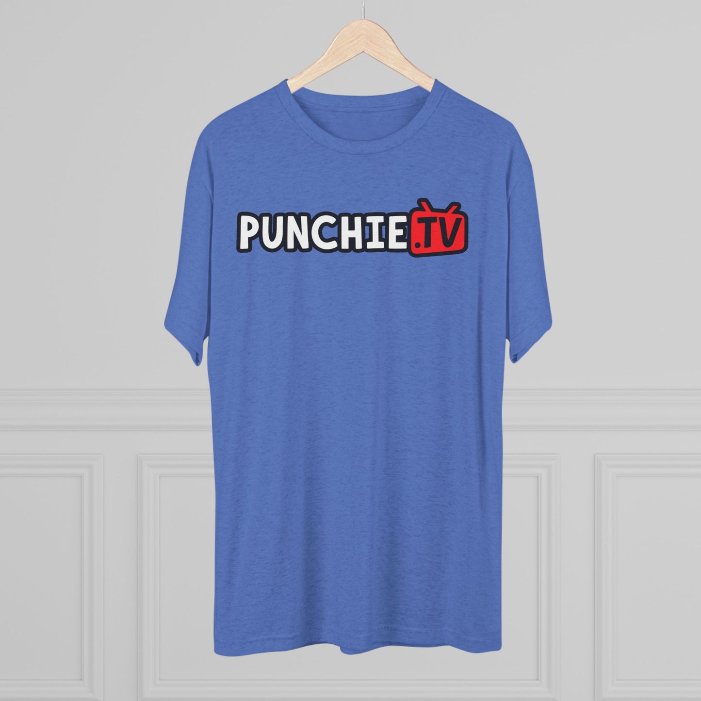 Punchie TV Unisex Tri-Blend Crew Tee