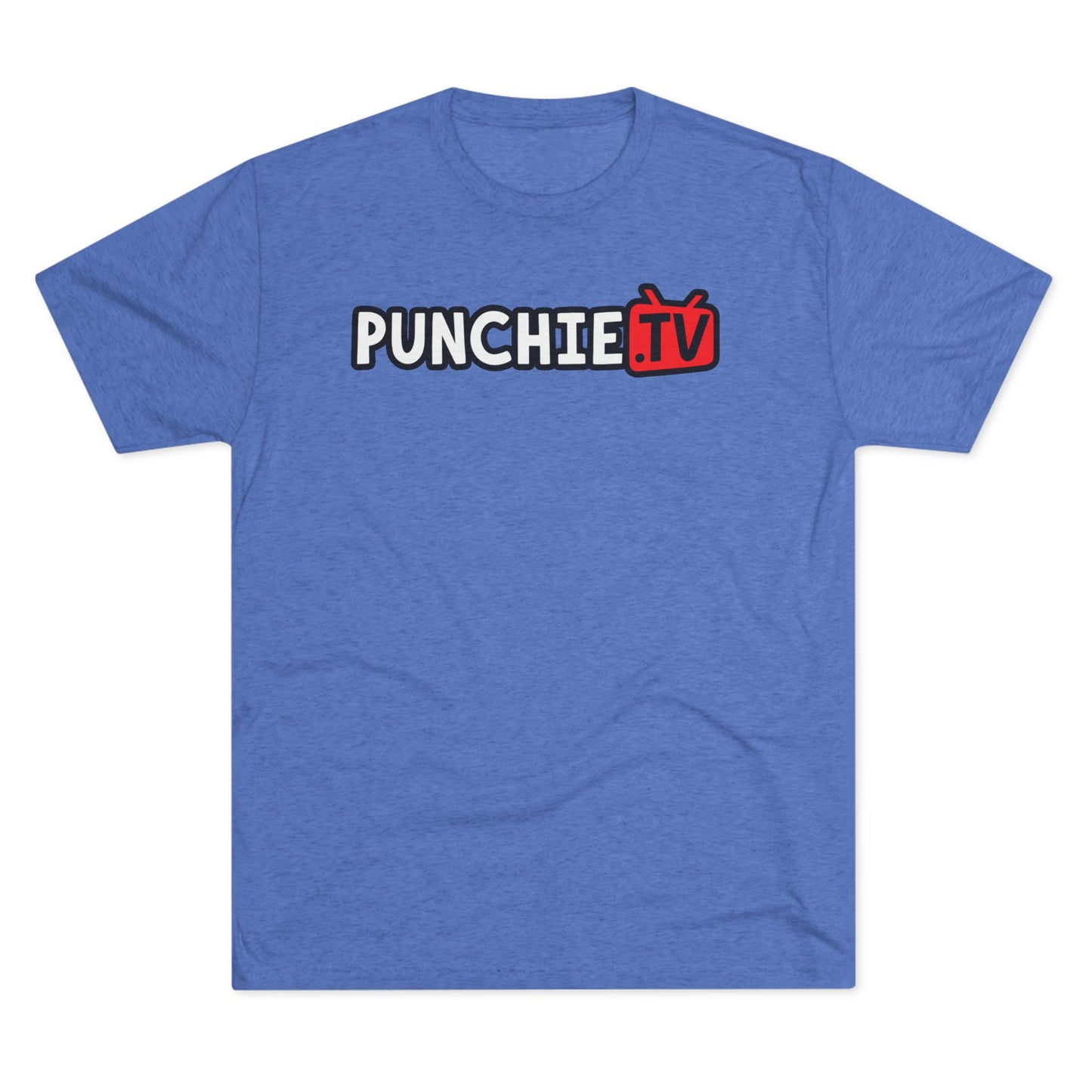 Punchie TV Unisex Tri-Blend Crew Tee