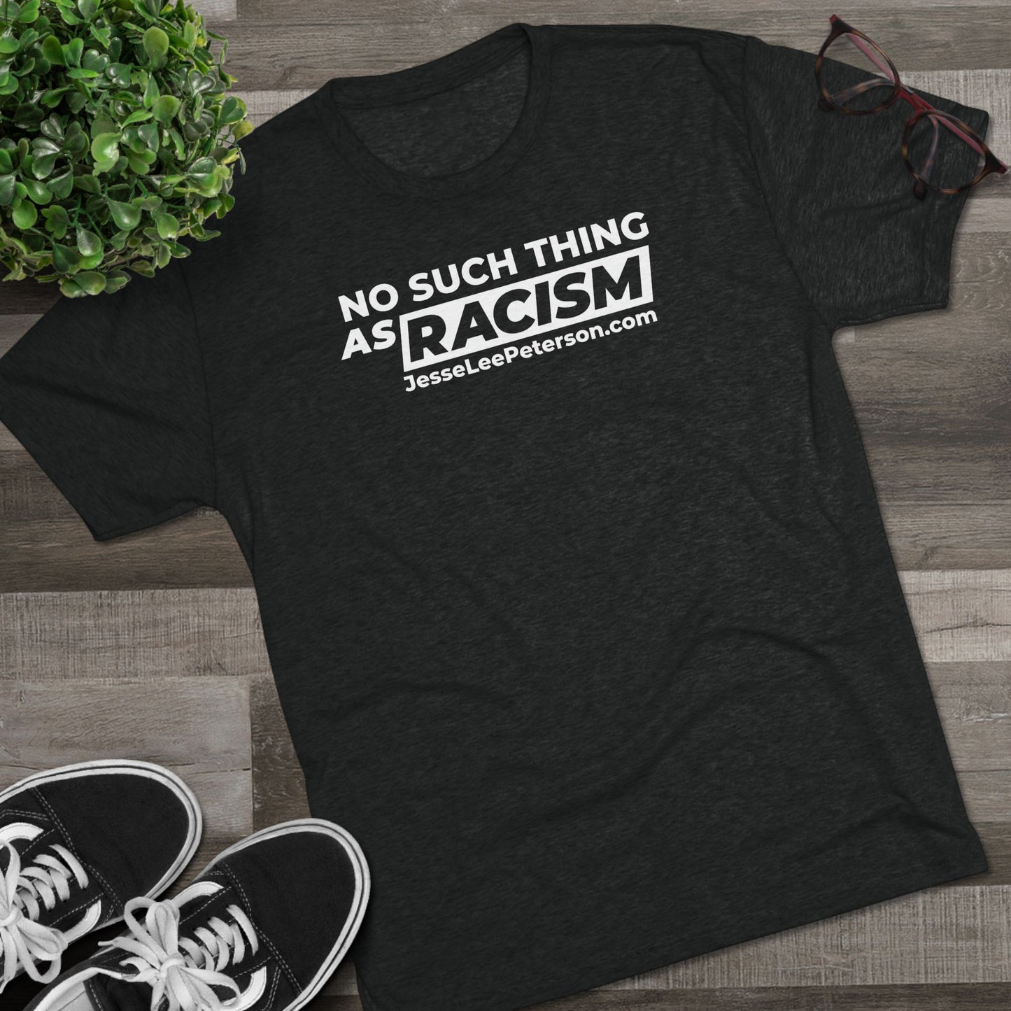 No Such Thing... (White Ink) Tri-Blend Crew Tee