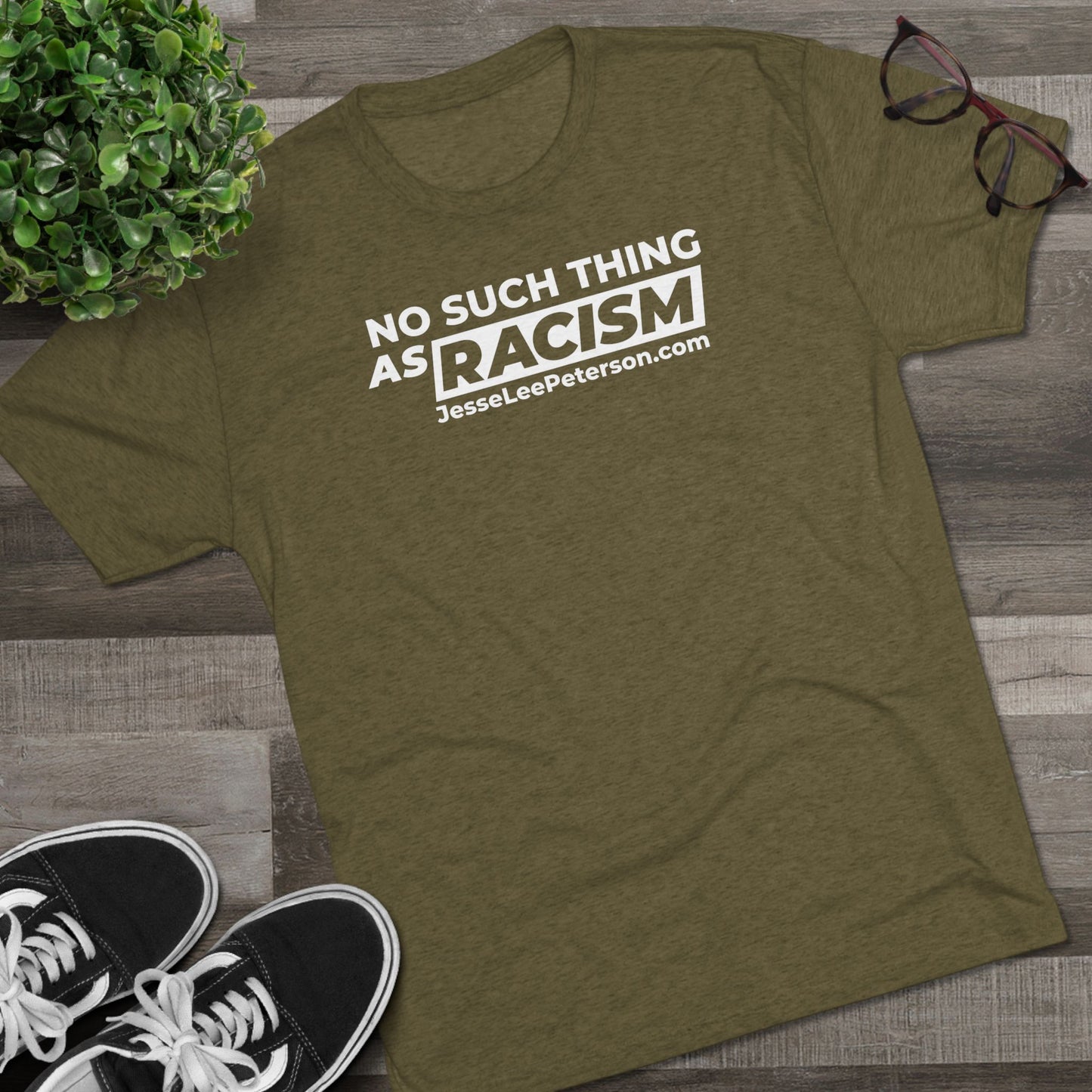 No Such Thing... (White Ink) Tri-Blend Crew Tee