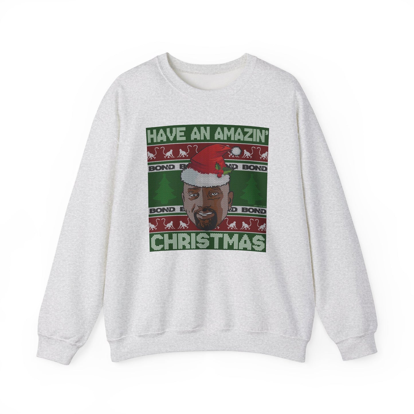Amazin' Christmas Monkeys - Unisex Crewneck Sweatshirt