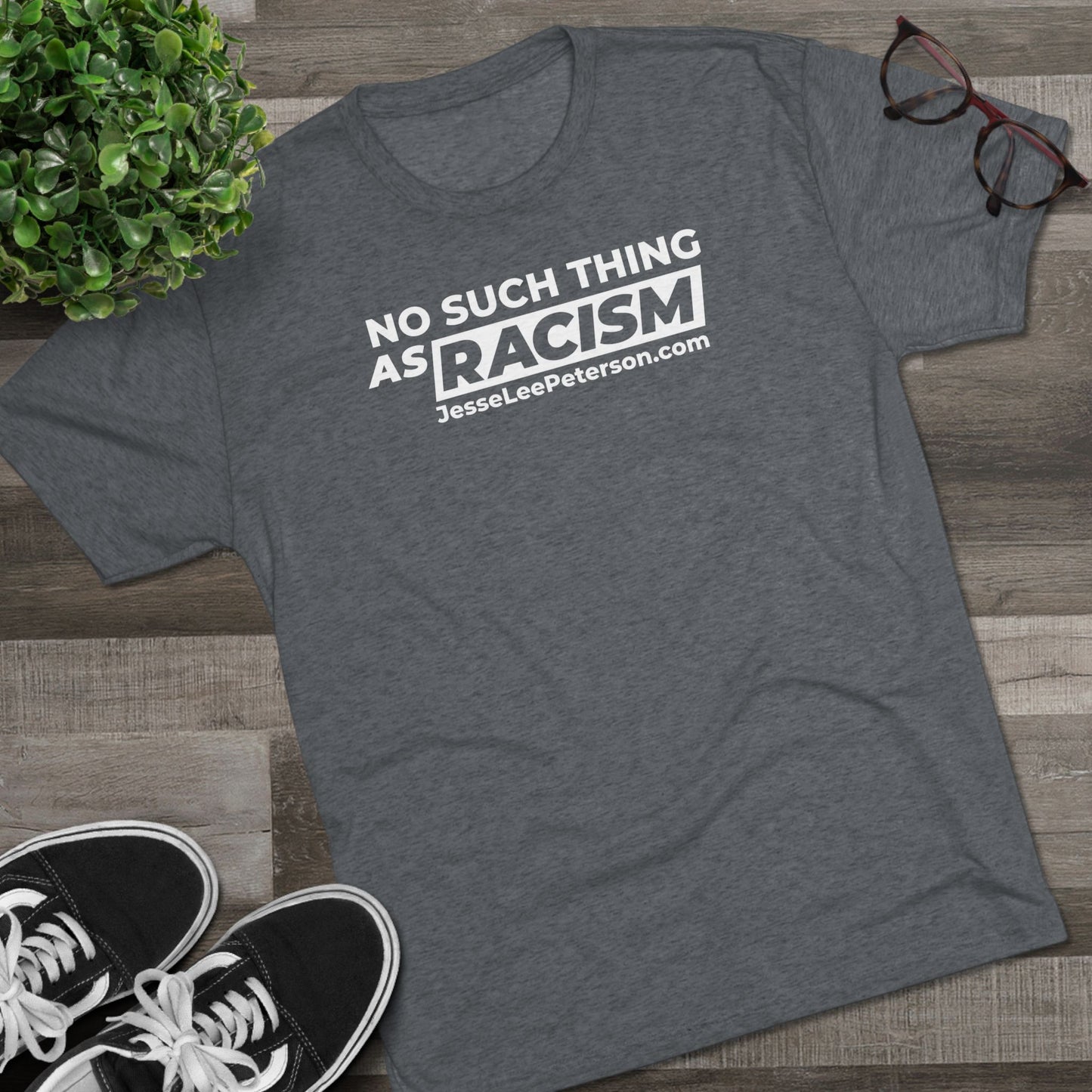 No Such Thing... (White Ink) Tri-Blend Crew Tee