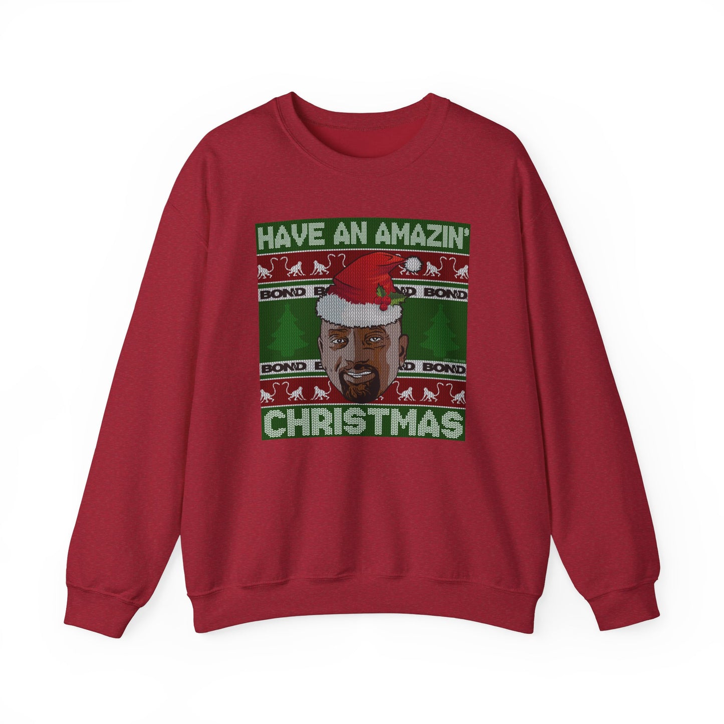 Amazin' Christmas Monkeys - Unisex Crewneck Sweatshirt