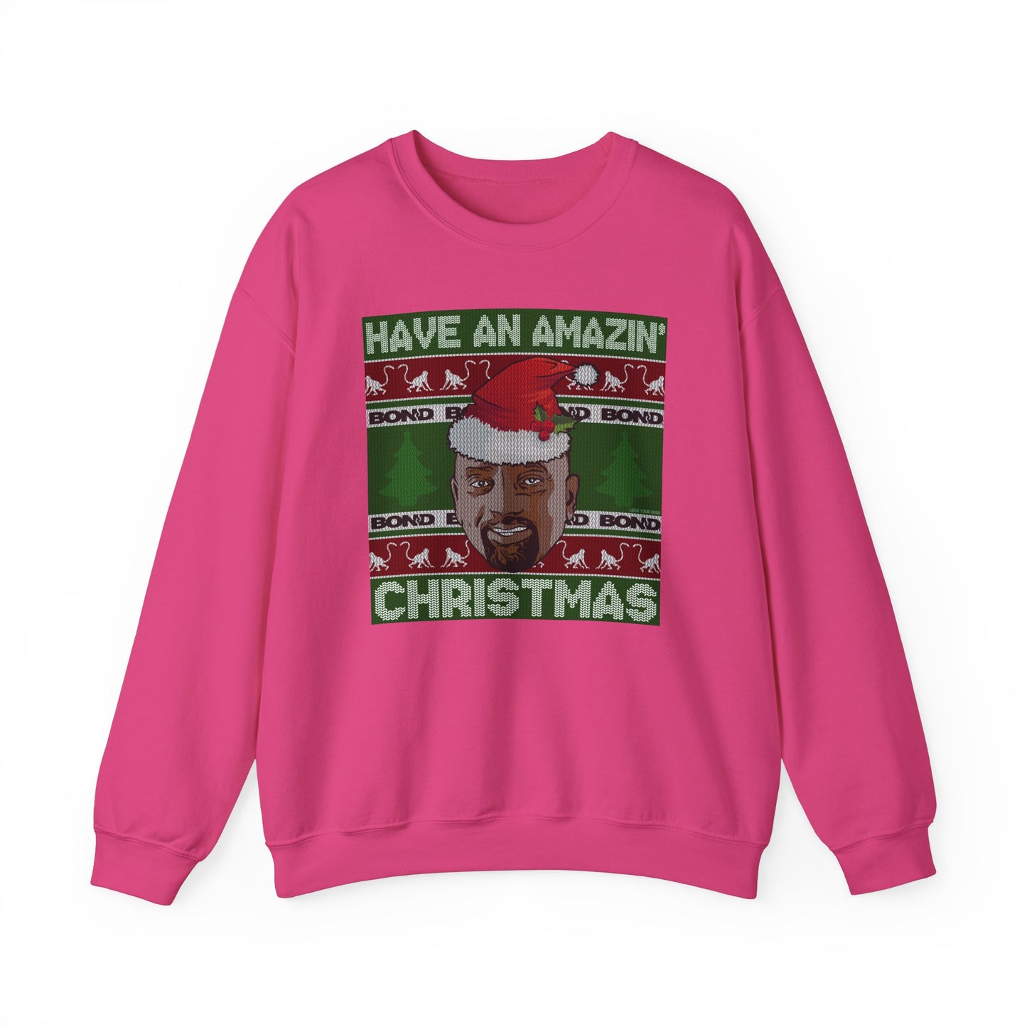 Amazin' Christmas Monkeys - Unisex Crewneck Sweatshirt