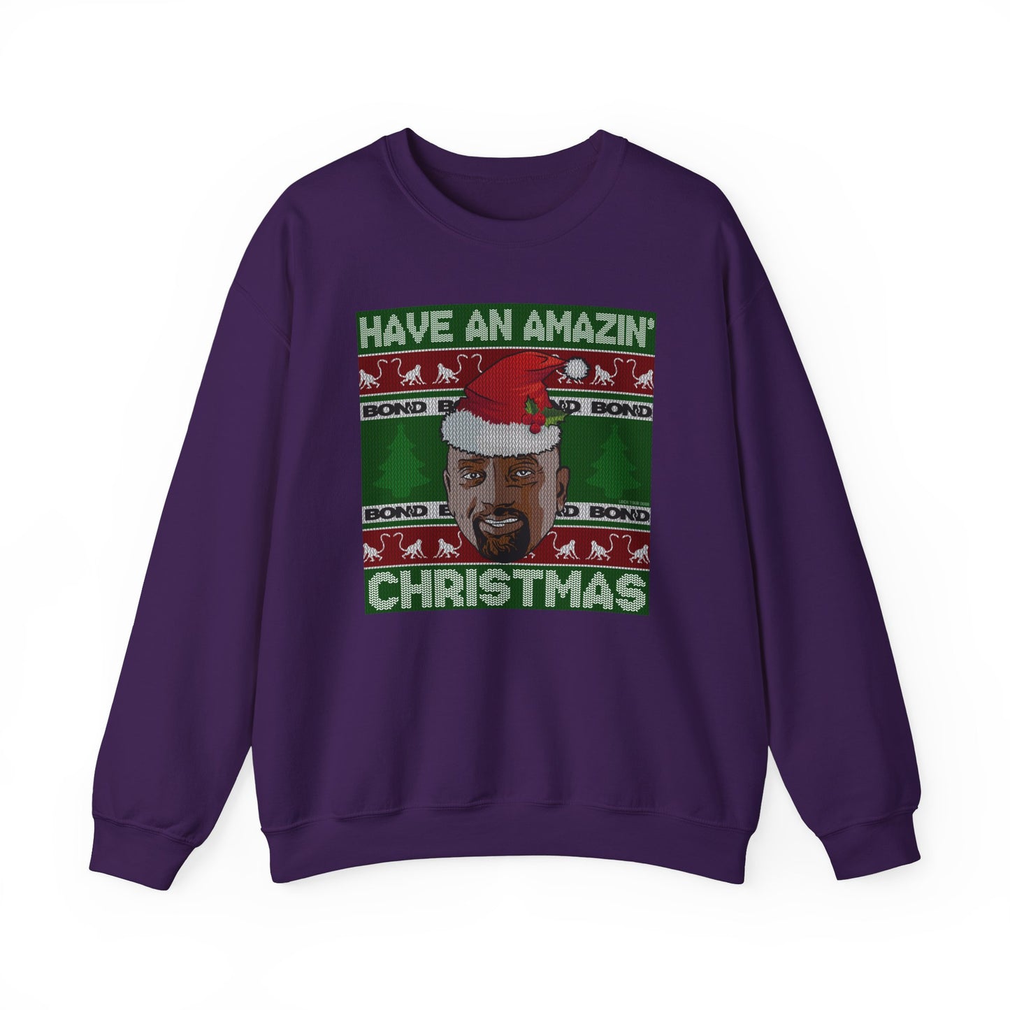 Amazin' Christmas Monkeys - Unisex Crewneck Sweatshirt
