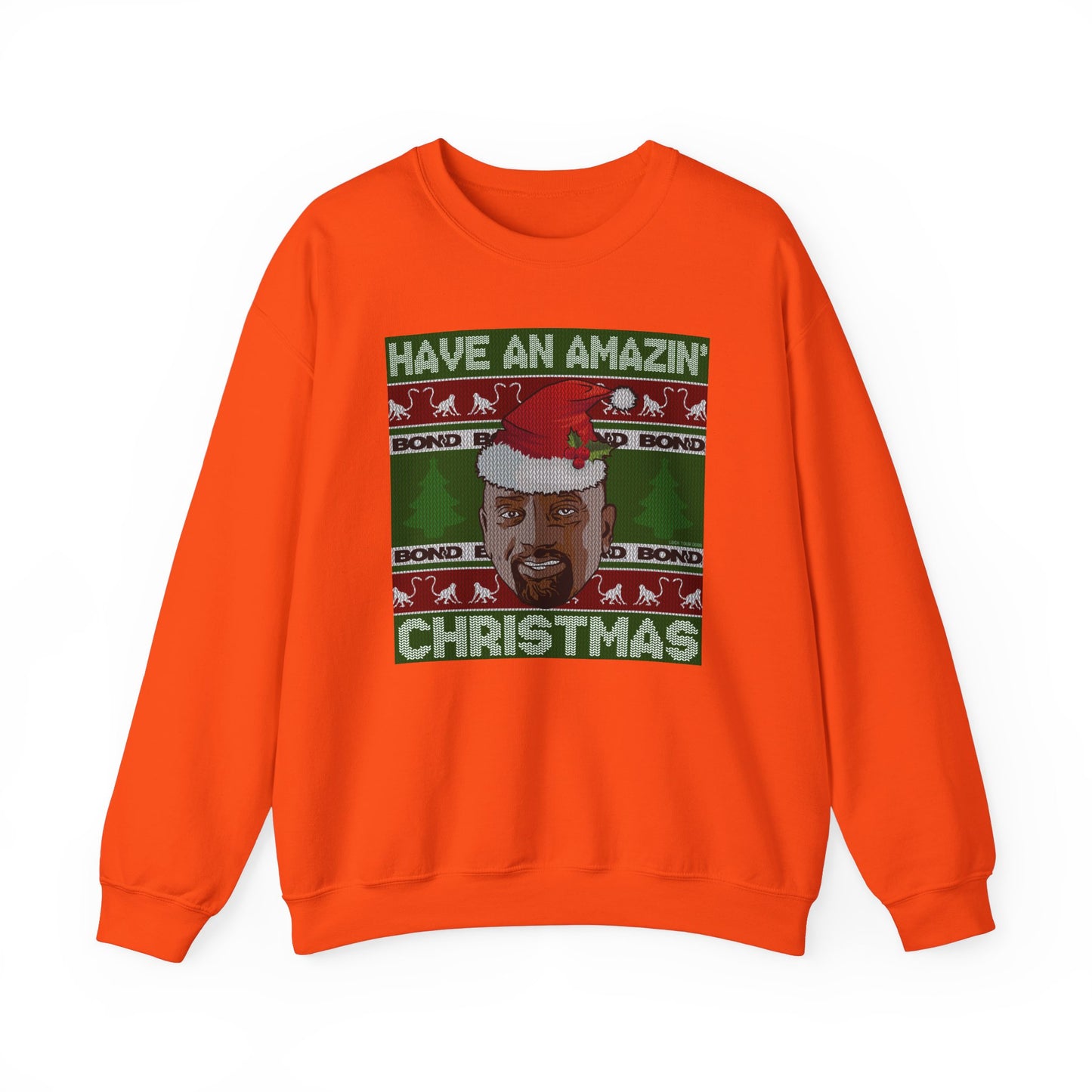 Amazin' Christmas Monkeys - Unisex Crewneck Sweatshirt