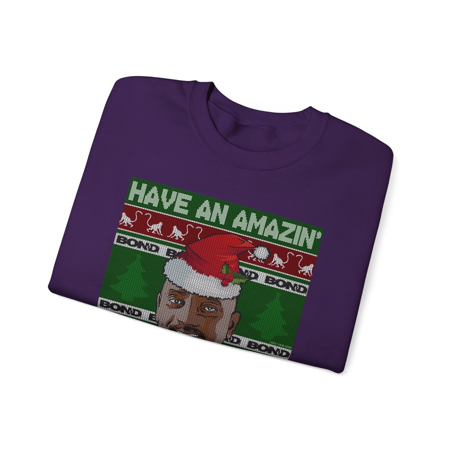 Amazin' Christmas Monkeys - Unisex Crewneck Sweatshirt