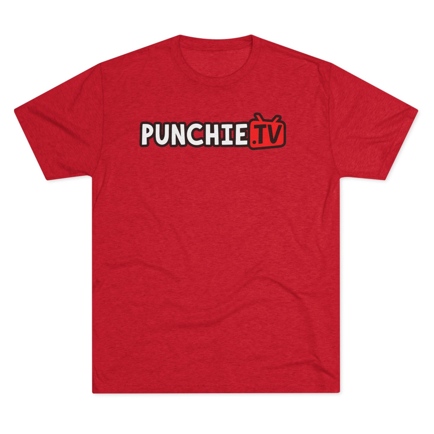 Punchie TV Unisex Tri-Blend Crew Tee