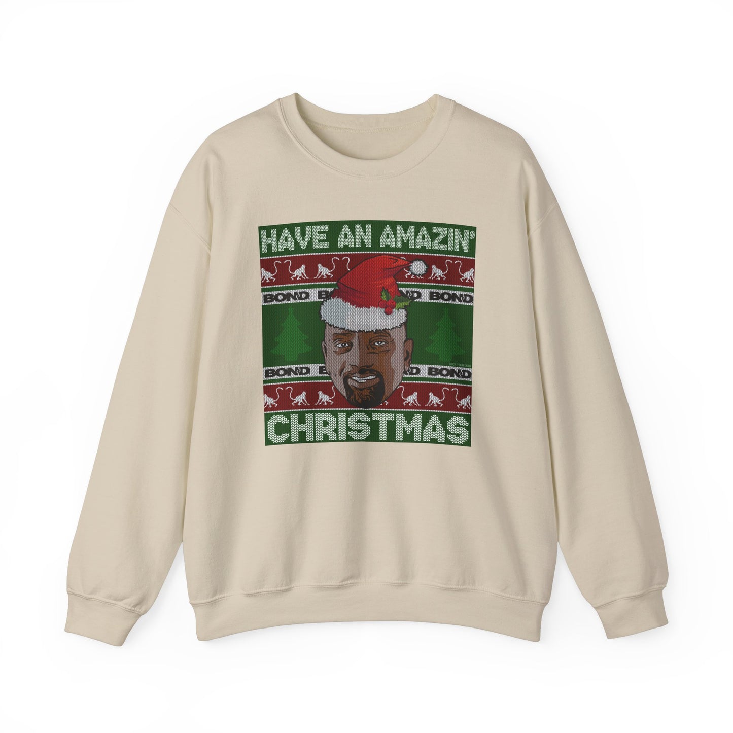 Amazin' Christmas Monkeys - Unisex Crewneck Sweatshirt