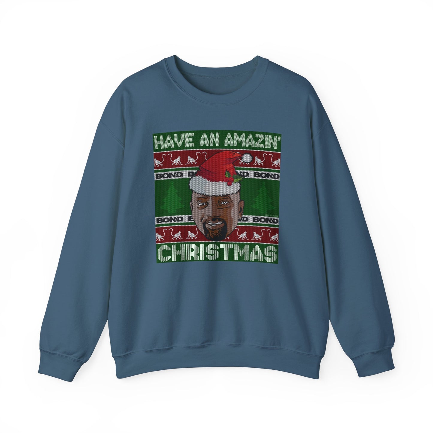Amazin' Christmas Monkeys - Unisex Crewneck Sweatshirt