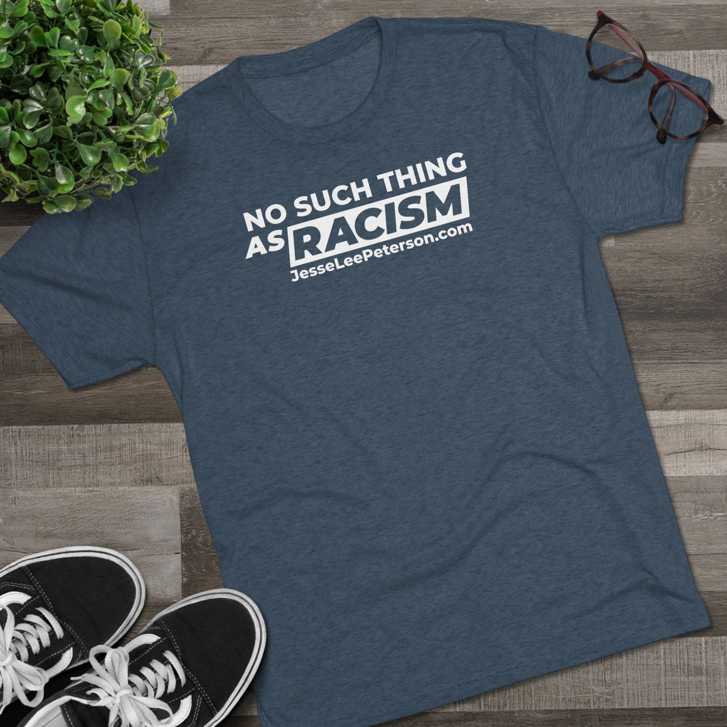 No Such Thing... (White Ink) Tri-Blend Crew Tee