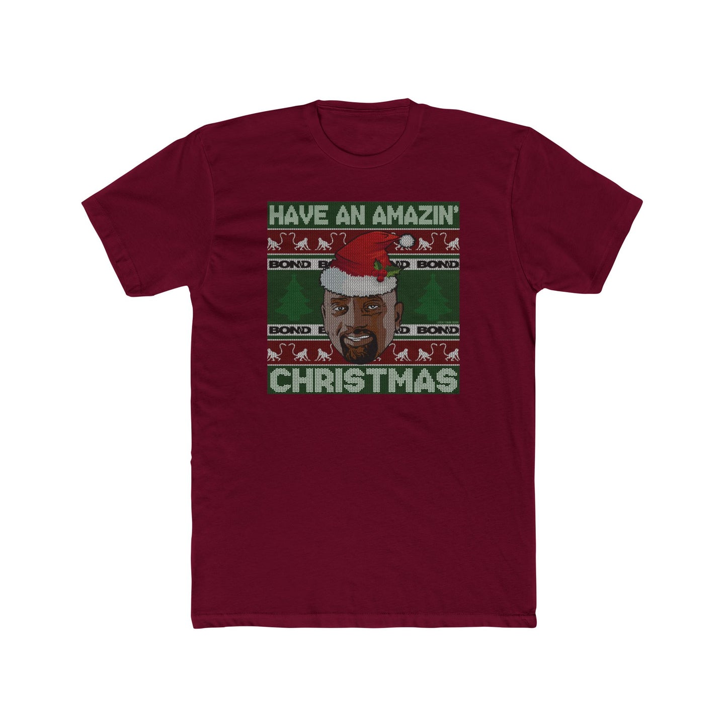 Have an Amazin' Monkey Christmas T-Shirt | Gildan