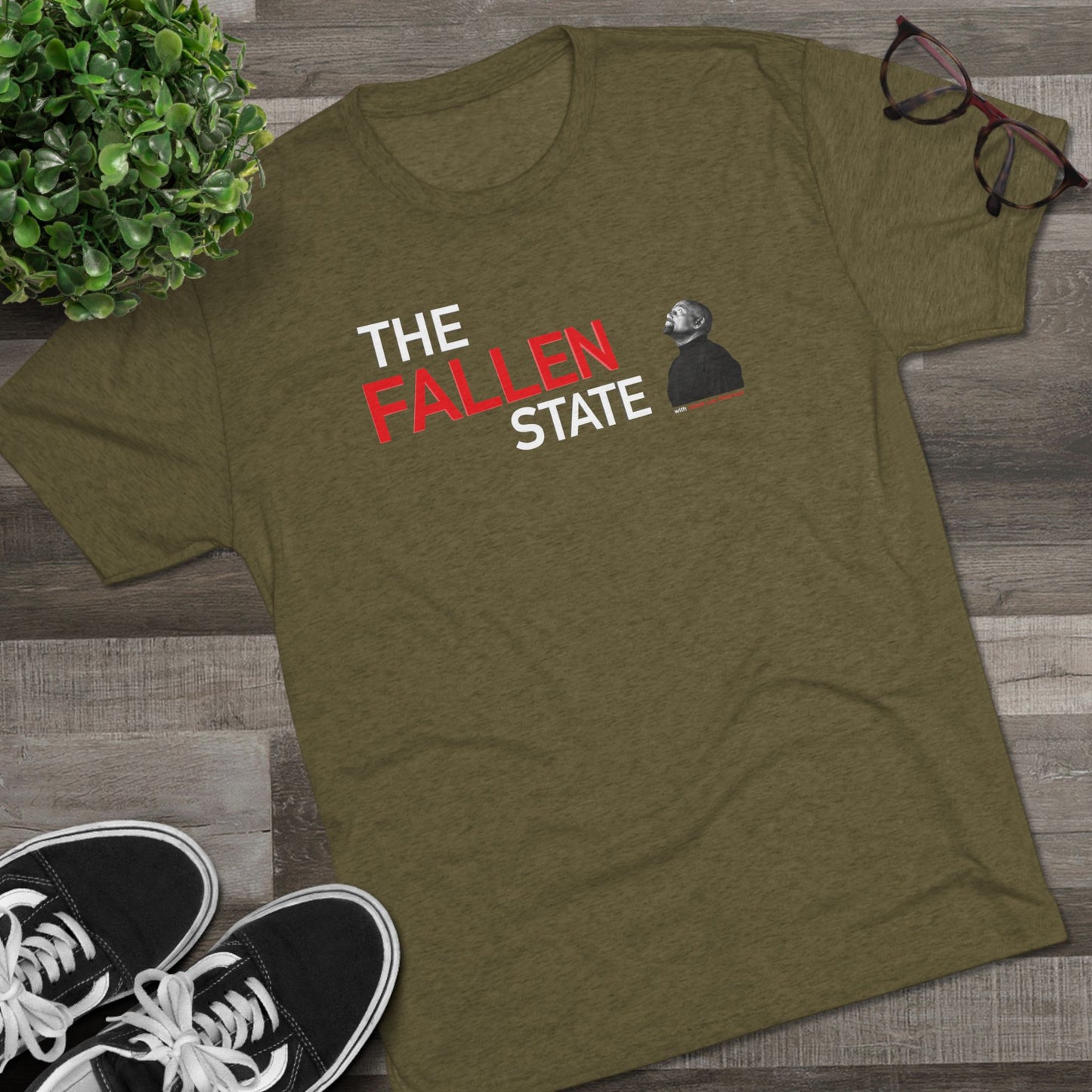 The Fallen State - Jesse Looking Up - Tri-Blend Crew Tee