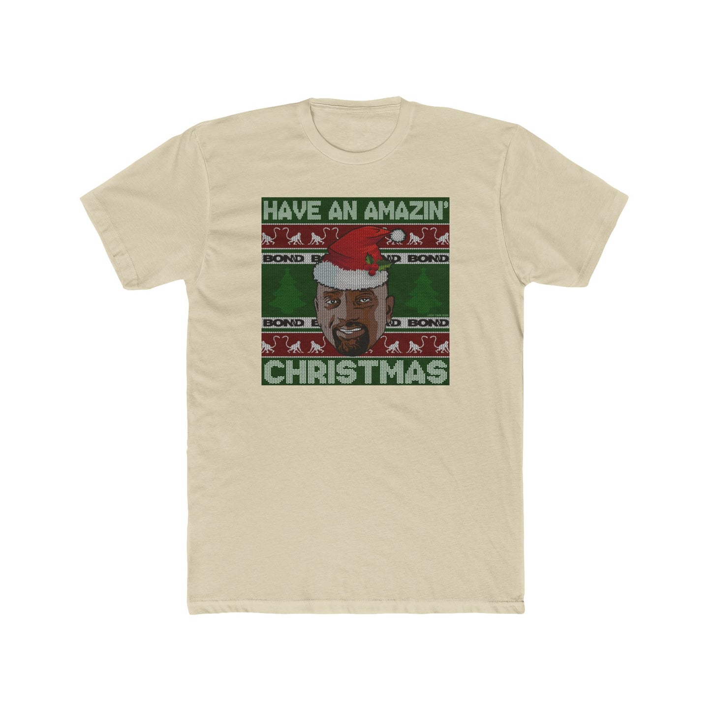 Amazin' Christmas Monkeys - Unisex Cotton Crew Tee