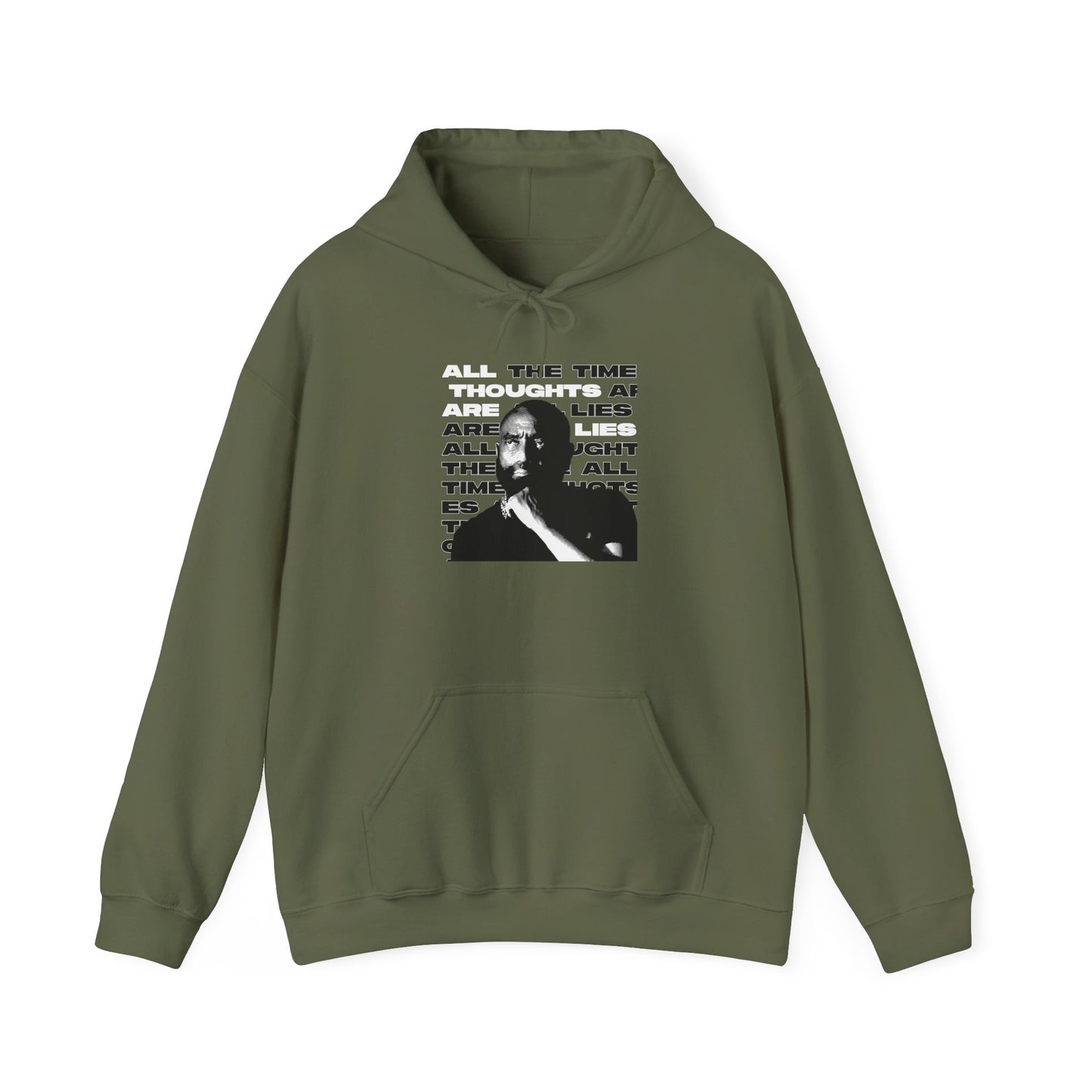 All Thoughts Are All Lies All The Time Hoodie | Gildan