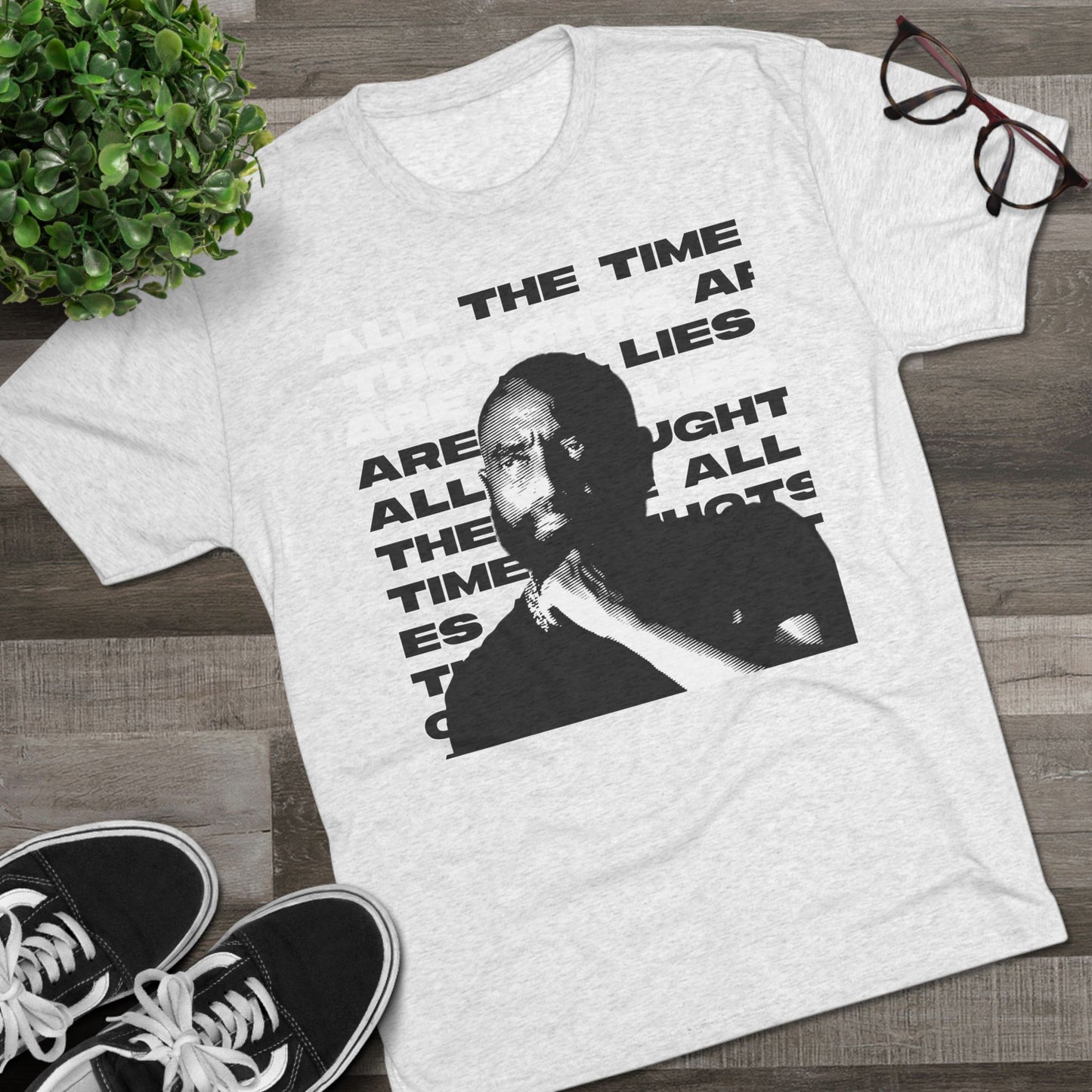 All Thoughts are Lies - Tri-Blend Crew Tee