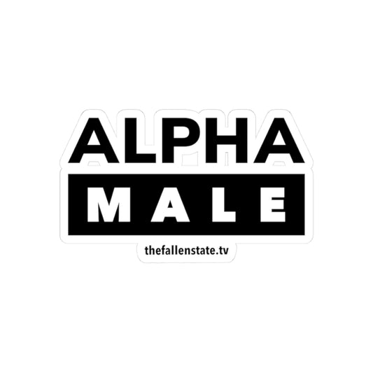 "Alpha Male" | Kiss-Cut Sticker