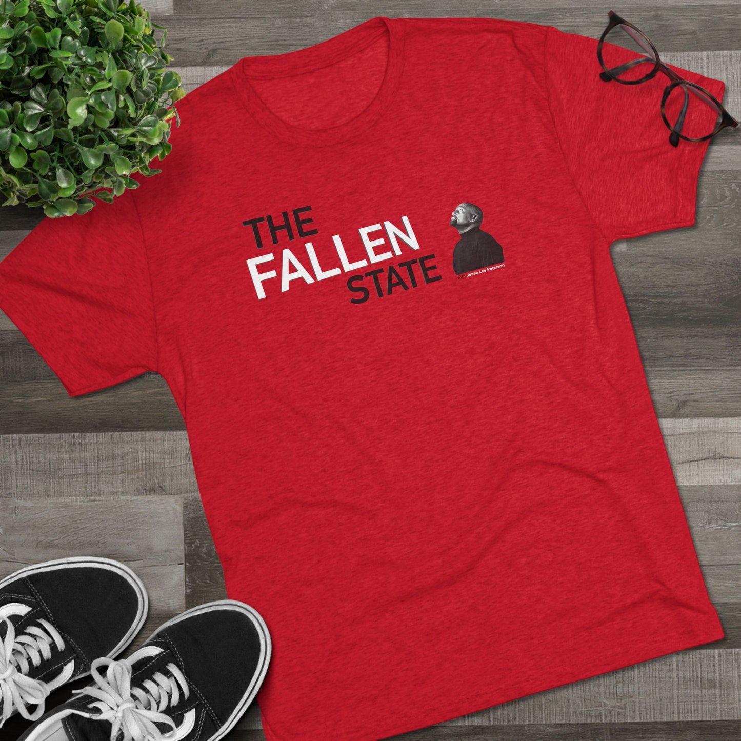 The Fallen State - Jesse Looking Up - Tri-Blend Crew Tee