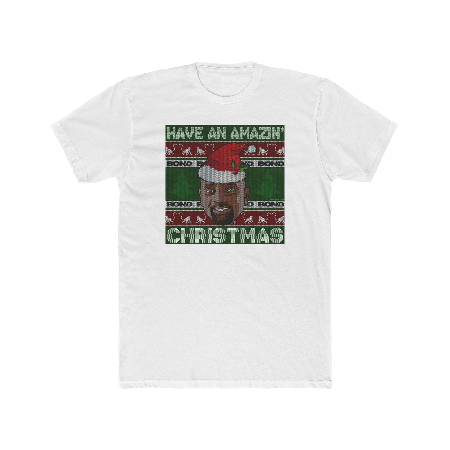 Amazin' Christmas Monkeys - Unisex Cotton Crew Tee