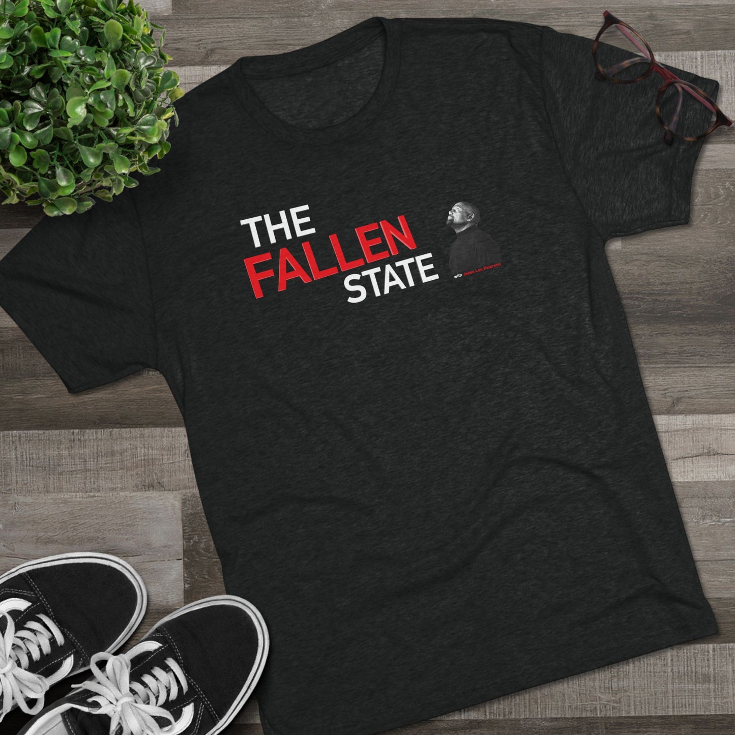 The Fallen State - Jesse Looking Up - Tri-Blend Crew Tee