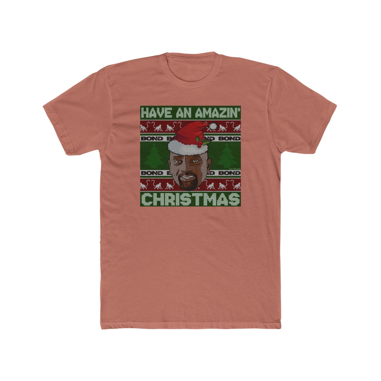 Amazin' Christmas Monkeys - Unisex Cotton Crew Tee