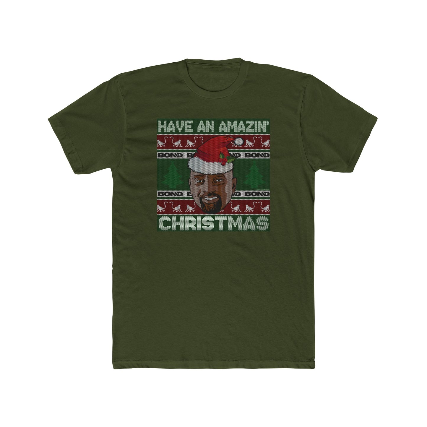Have an Amazin' Monkey Christmas T-Shirt | Gildan