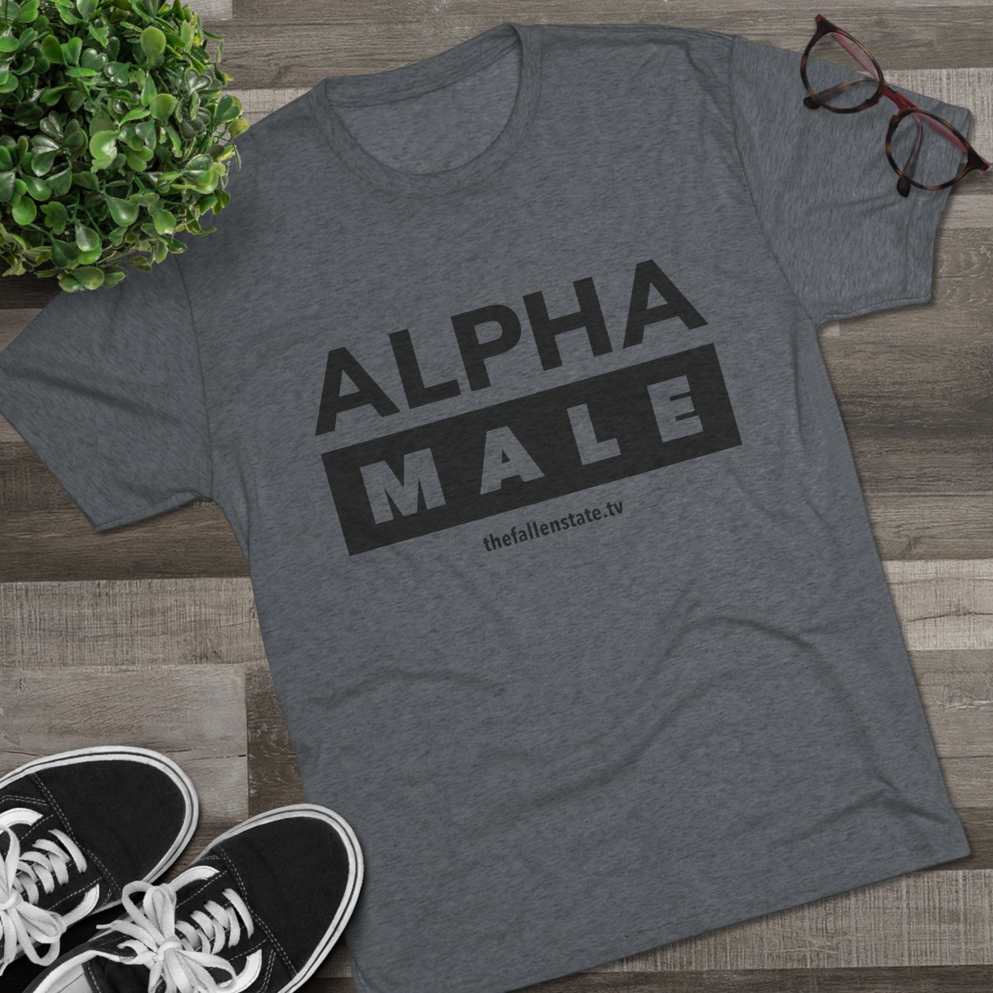 Alpha Male | Tri-Blend Crew Tee