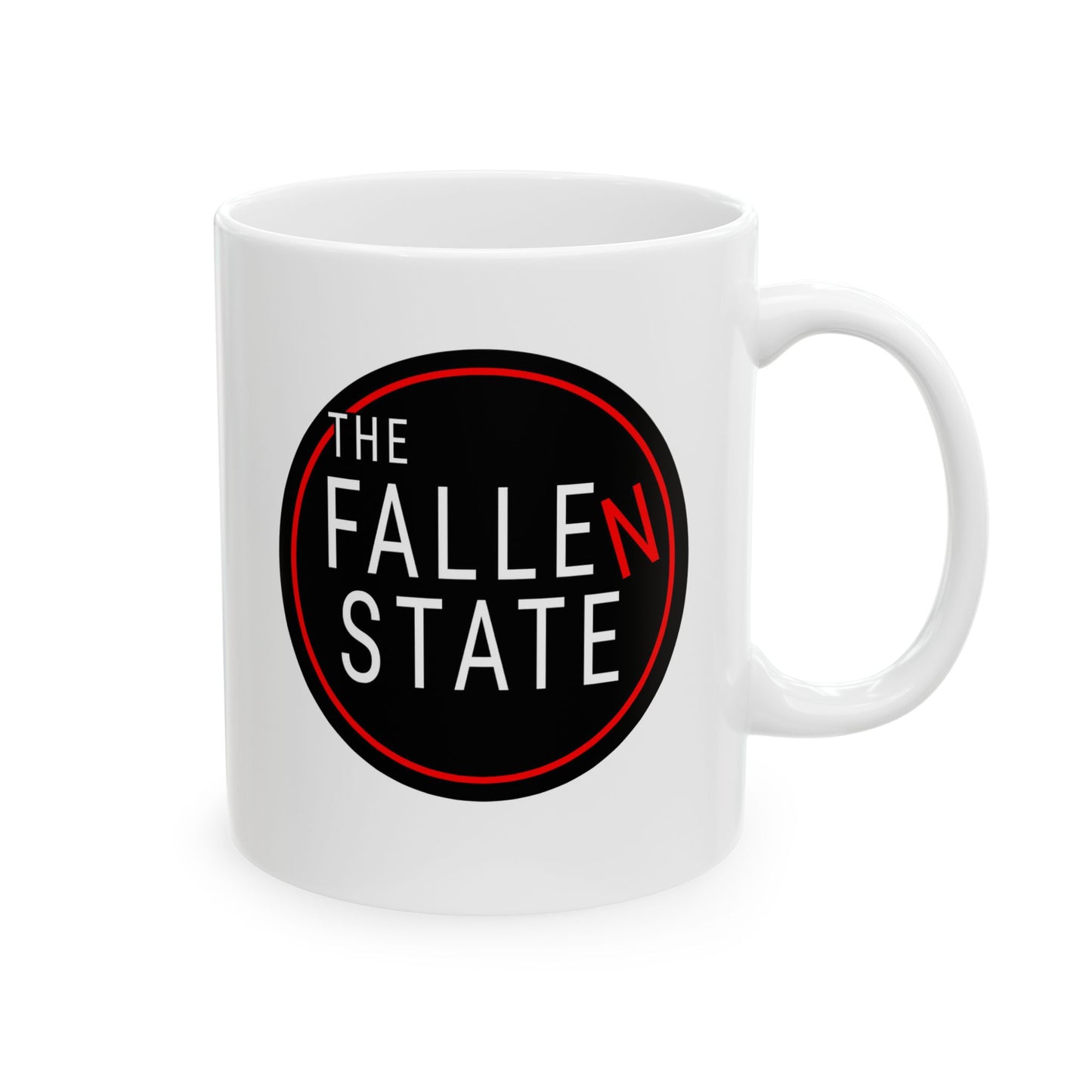 The Fallen State White Ceramic Mug