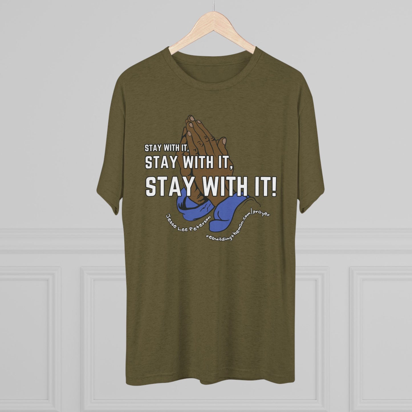 Stay With It - Unisex Tri-Blend Crew Tee