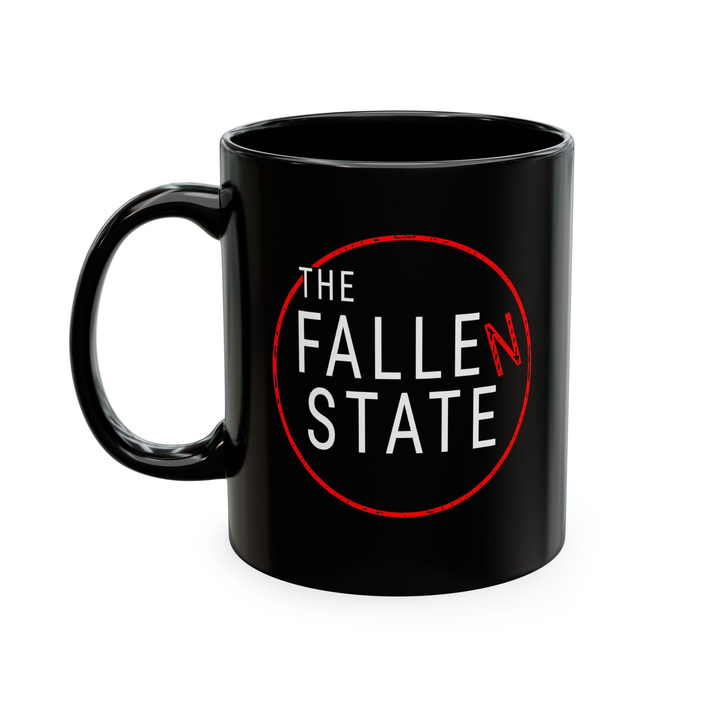 The Fallen State Black Ceramic Mug | 7.21
