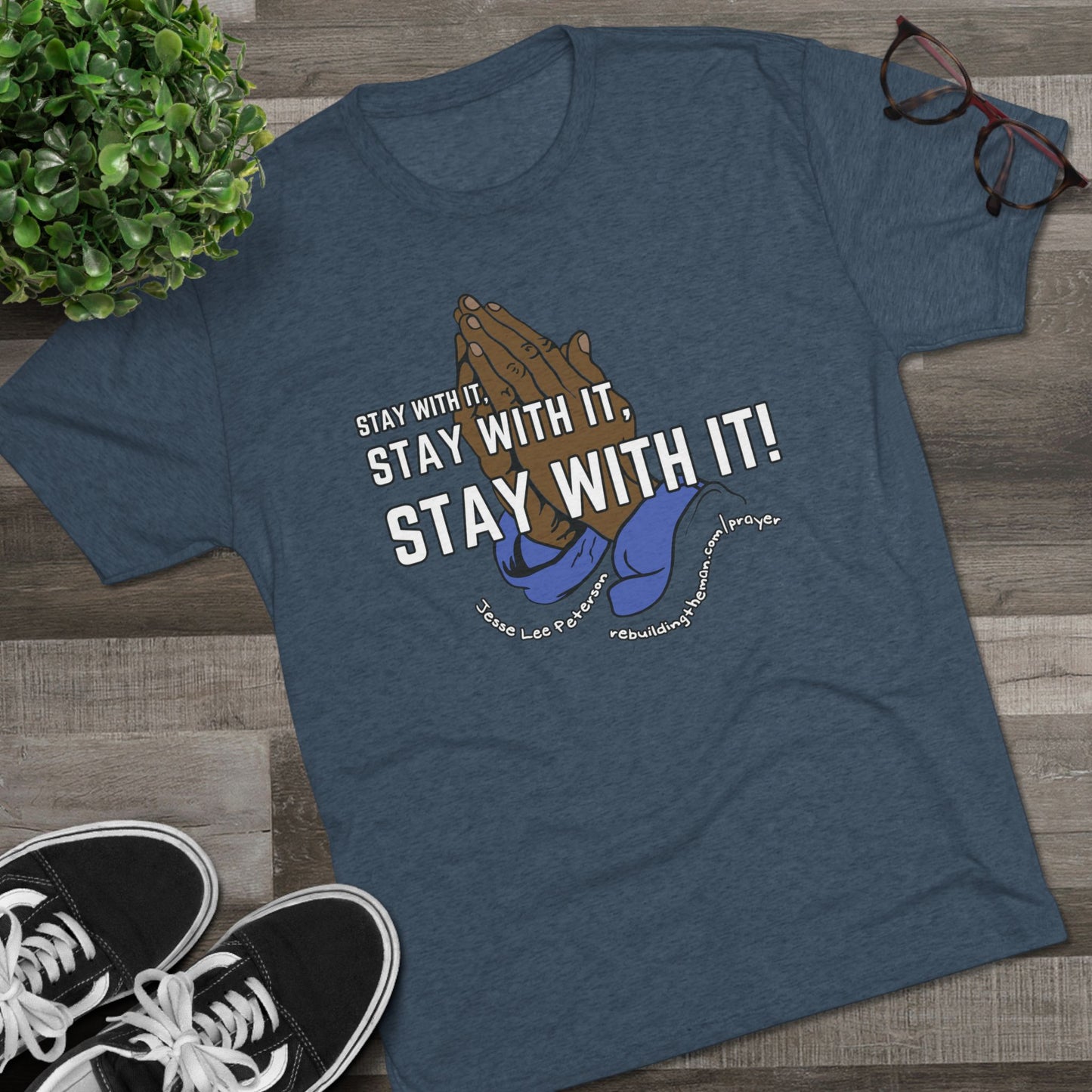 Stay With It - Unisex Tri-Blend Crew Tee