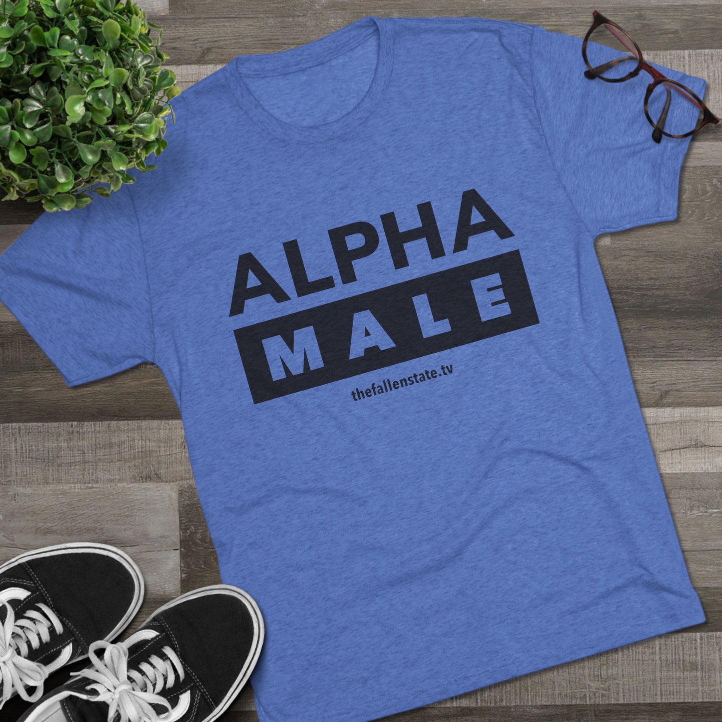 Alpha Male | Tri-Blend Crew Tee