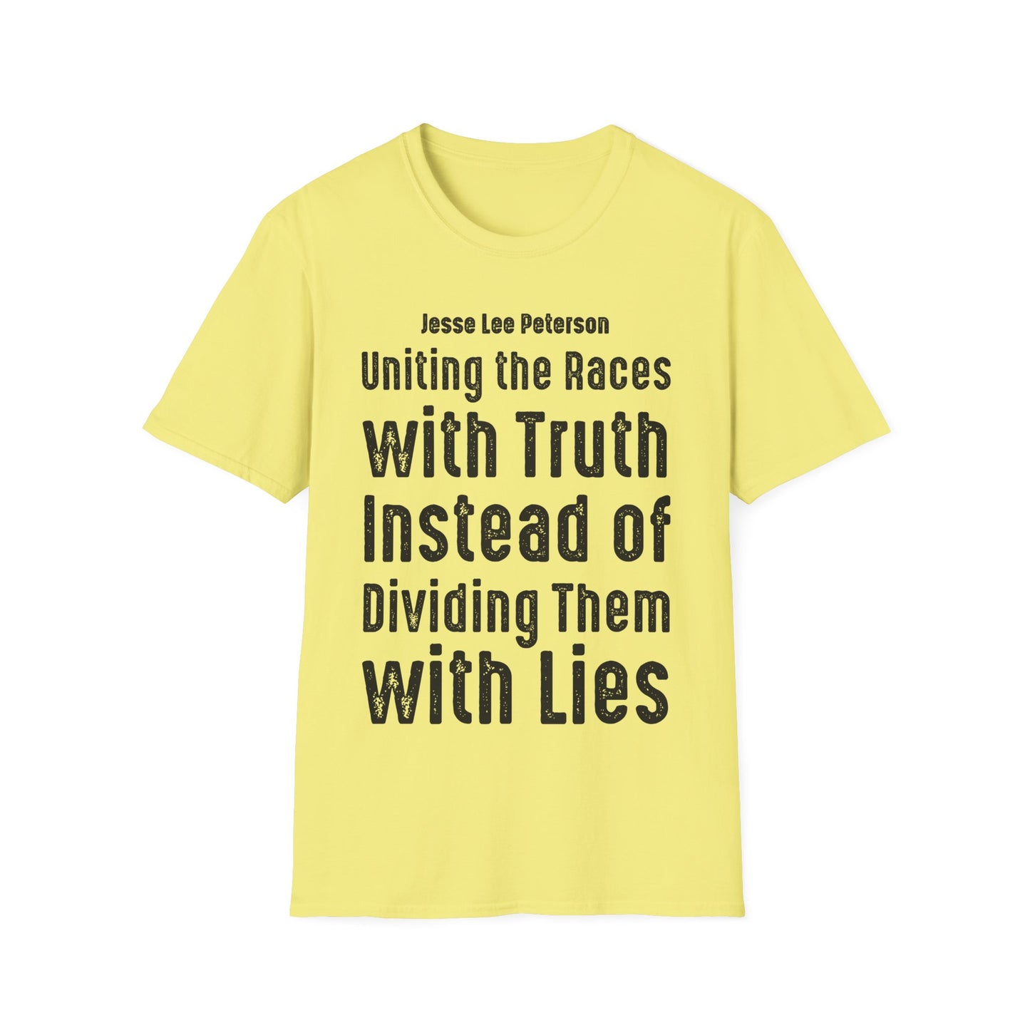 Uniting the Races - Cotton T-Shirt (black ink)