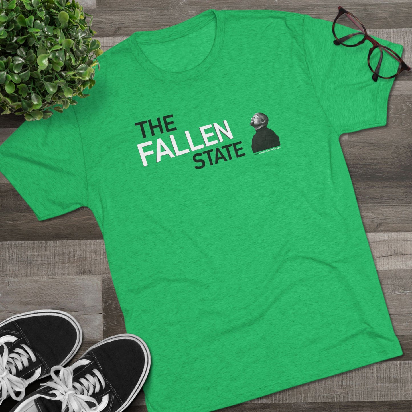 The Fallen State - Jesse Looking Up - Tri-Blend Crew Tee