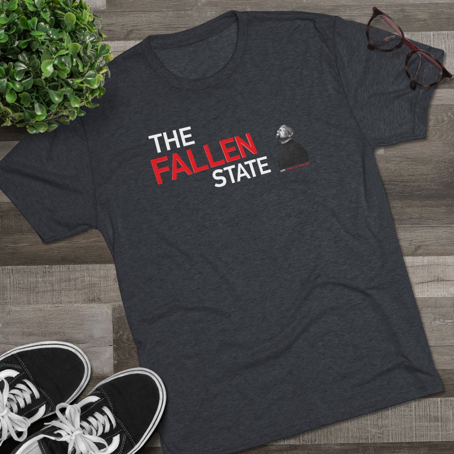 The Fallen State - Jesse Looking Up - Tri-Blend Crew Tee