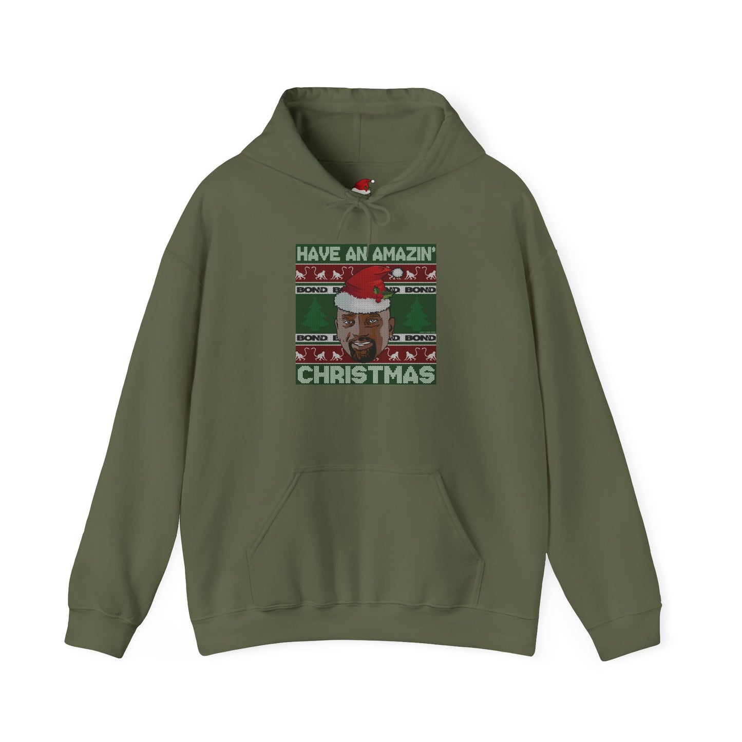 Have an Amazin' Monkey Christmas Hoodie | Gildan