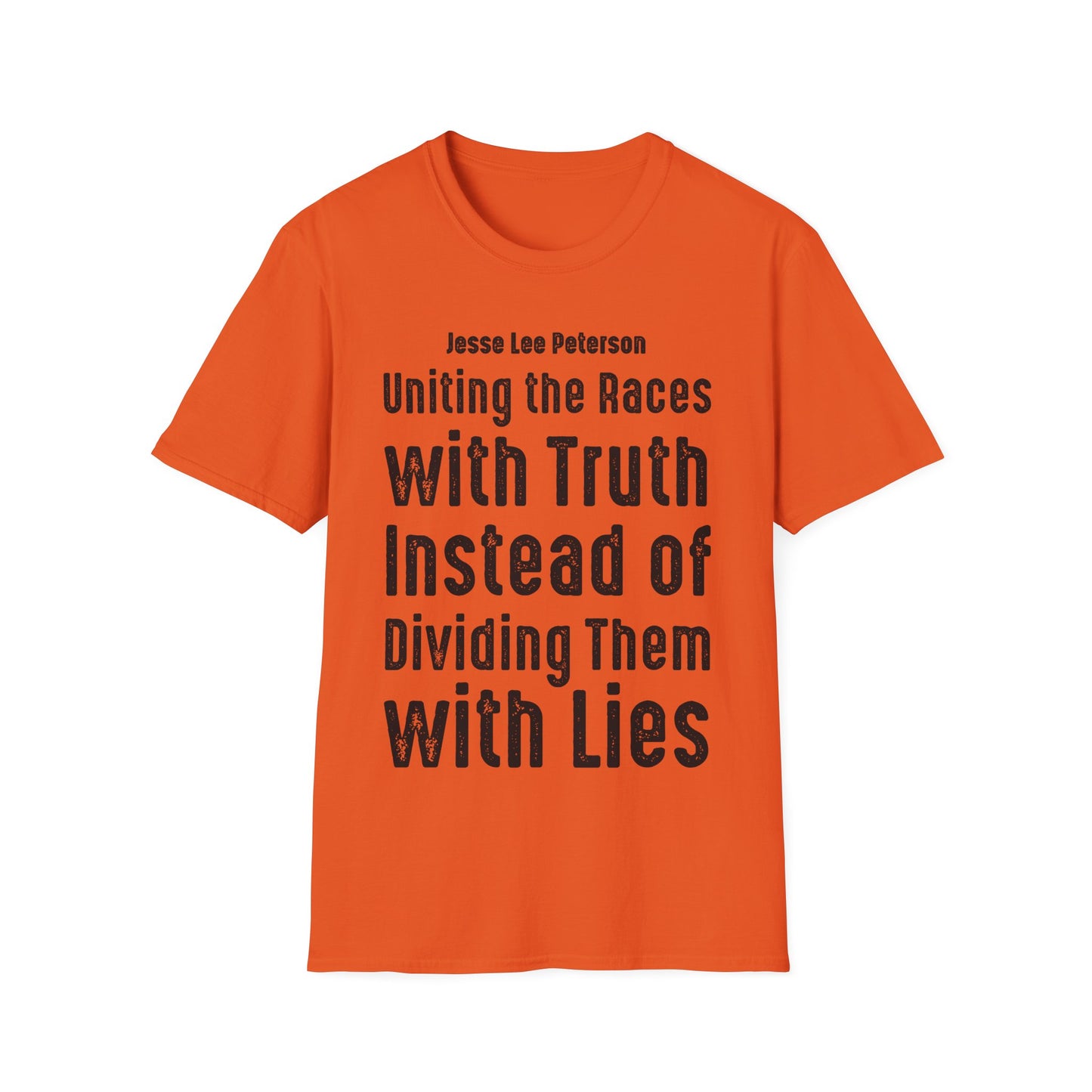 Uniting the Races - Cotton T-Shirt (black ink)